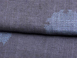 重要無形文化財本場結城紬 100亀甲 雪輪の模様着物(S53660oW) 特選