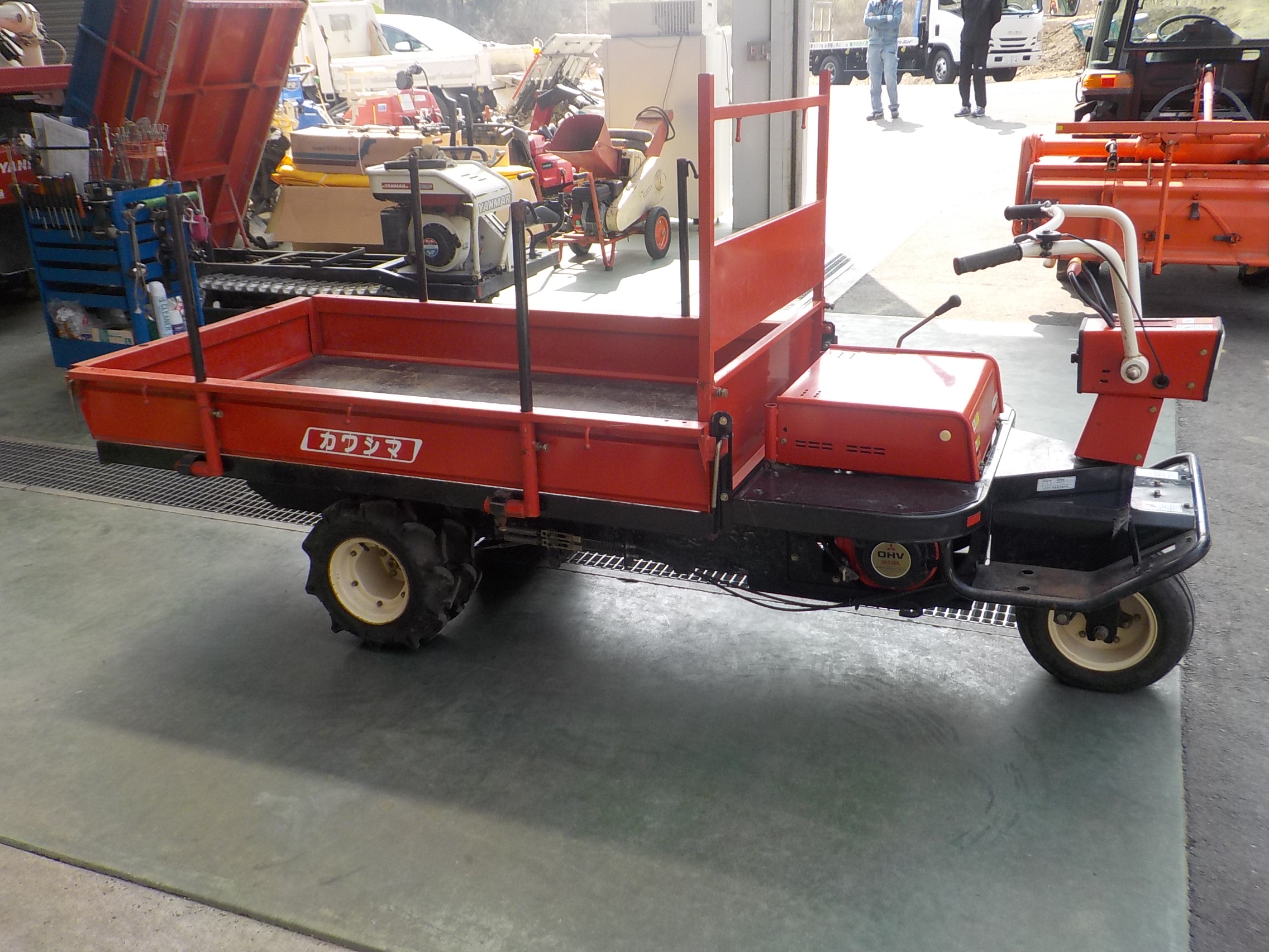 カワシマ 三輪運搬車 SC790BV 6.0PS 積載重量500㎏ 3輪 ホイール