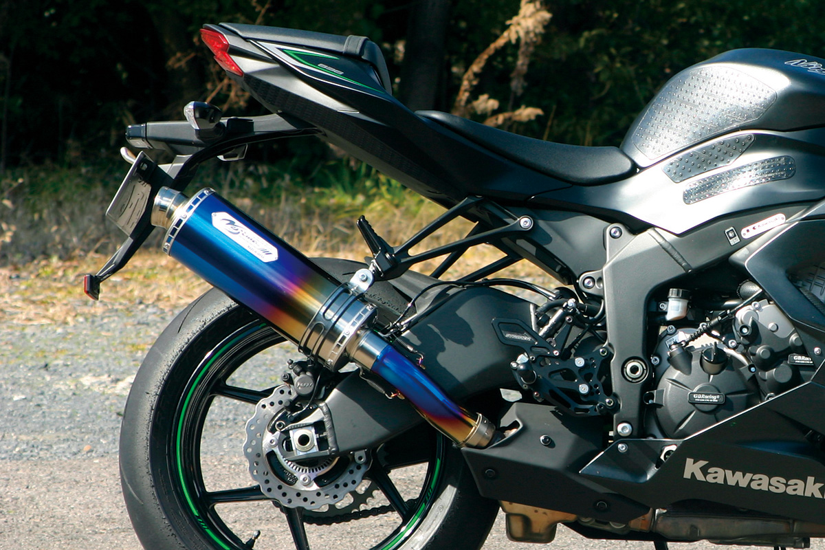 ノジマエンジニアリングのGTシリーズに、ニンジャZX-6R用スリップオン