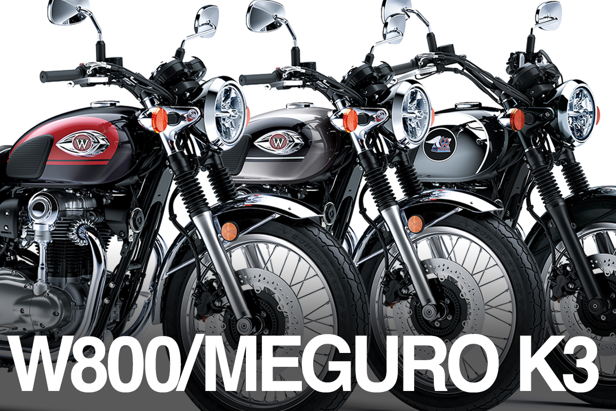 W800】2024年モデルは2タイプのカラーリングをラインナップ | 新車