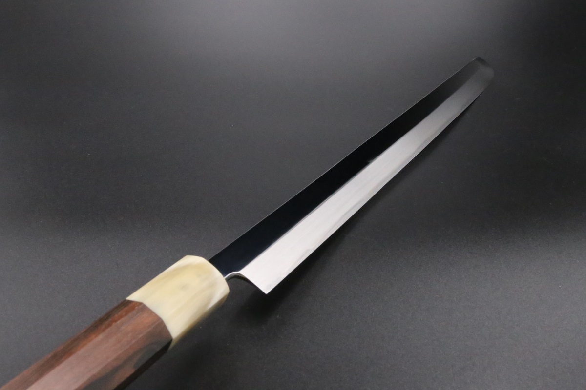 蛸引 先丸 白一鋼 330mm 水本焼 久次作-歌舞伎ナイフ