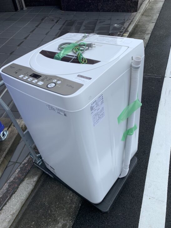 シャープ製】中古縦型洗濯機 ES-GE6D-T（2020年製造）を出張で朝霞市へ