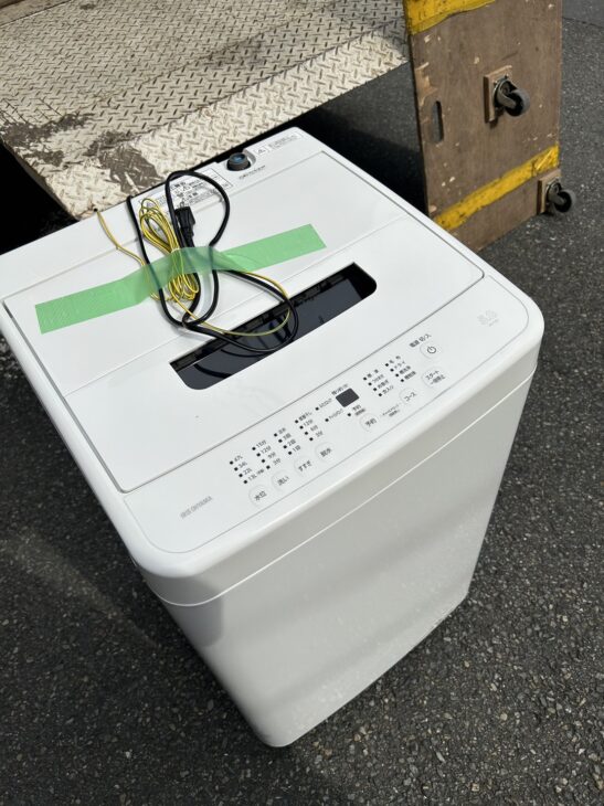 数ヶ月使用のみ（アイリスオーヤマ洗濯機 IAW-T504）高価買取【横浜市
