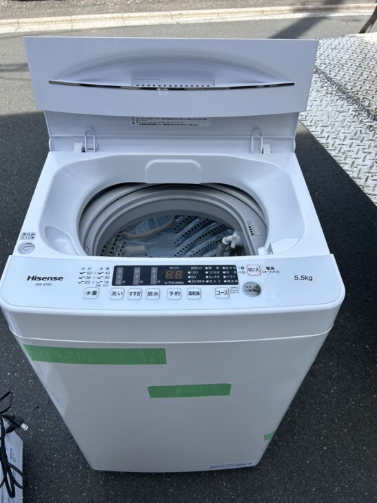 Hisense HW-K55E 洗濯機 2023年式 Hisense HW-K55E 洗濯機 2023年式