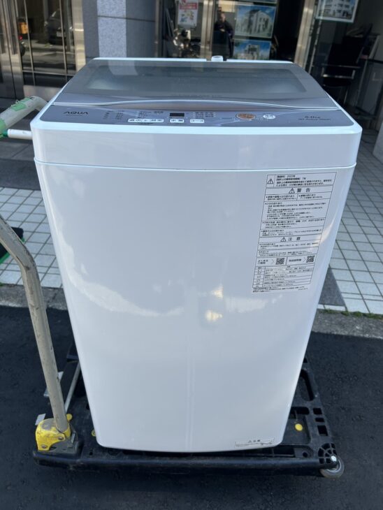 AQUA 2022年製の洗濯機 AQW-S5N【最高買取価格】を練馬区でご提案で