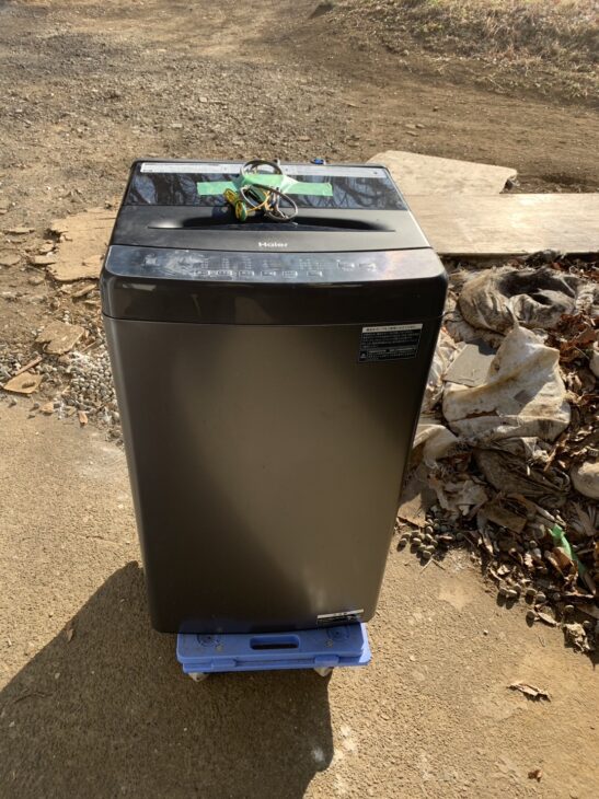 ハイアール 5.5キロ 全自動洗濯機 JW‐U55LK 2023年製【北海道札幌市