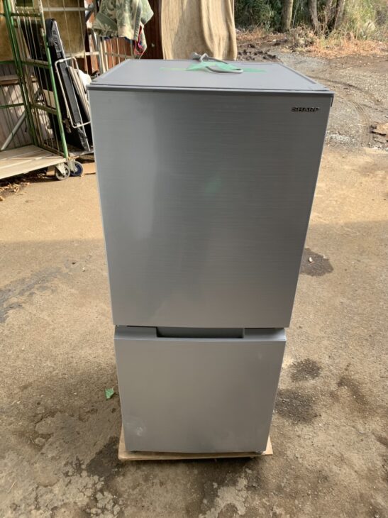 SHARP SJ-D15G-S シルバー 2ドア冷蔵庫 152L 両開き Amazon.co.jp