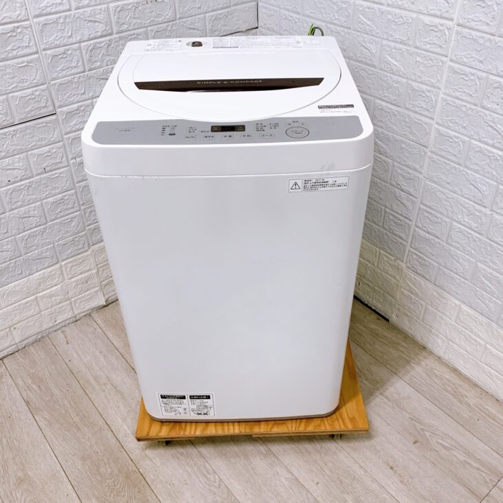堺市でSHARP全自動洗濯機 ES-GE5B-T（2017年製）を出張買取｜5.5kg