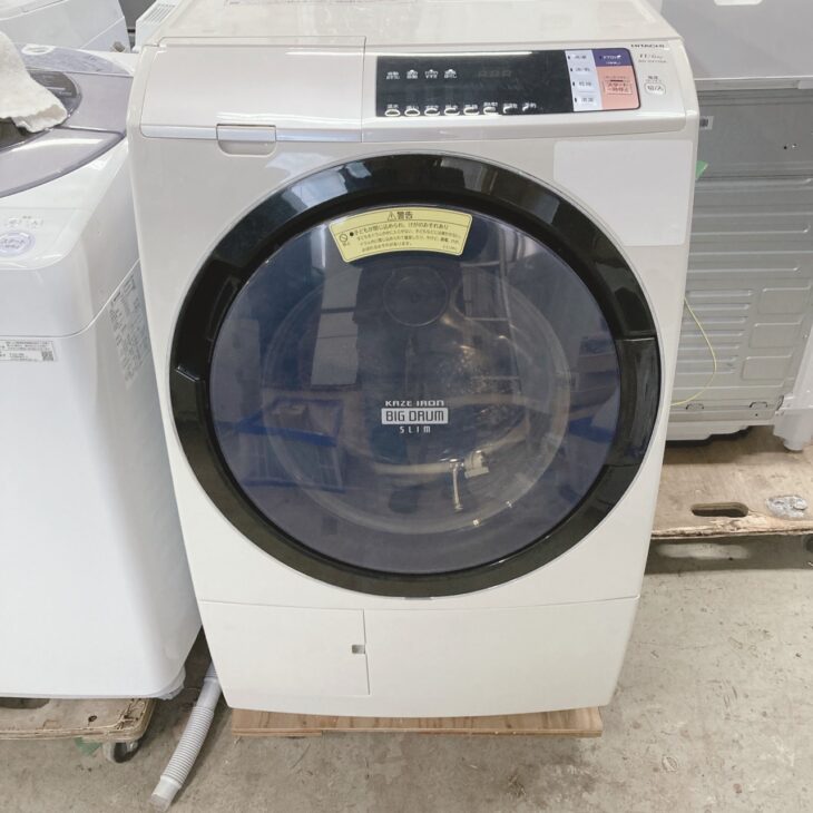 神奈川県鎌倉市で日立 ドラム式洗濯乾燥機 BD-SV110ARを出張買取｜使用