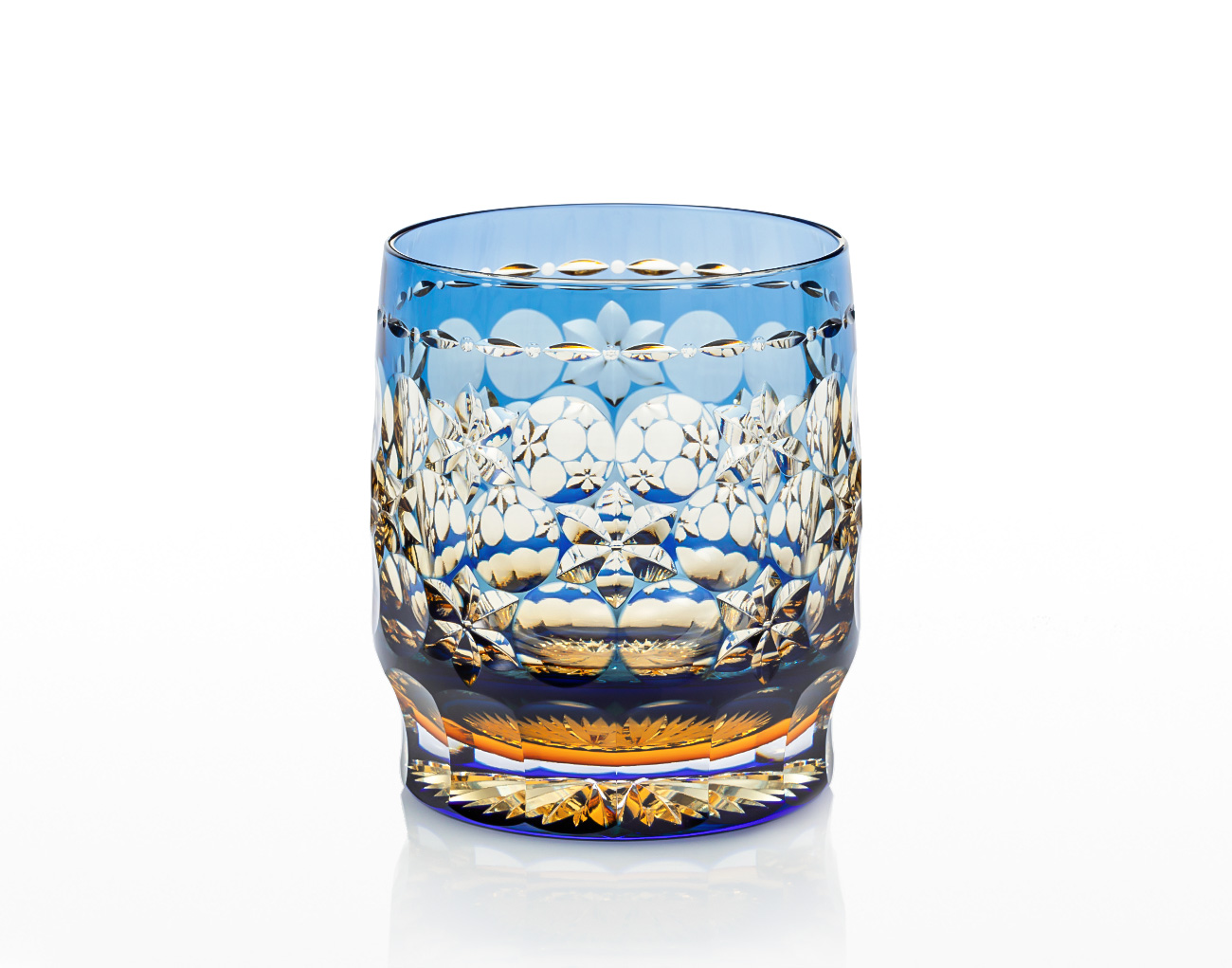 江戸切子 伝統工芸士・根本達也作 ロックグラス＜昴＞ | カガミクリスタル