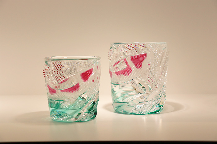 切子職人 但野英芳 作品展」 | カガミクリスタル