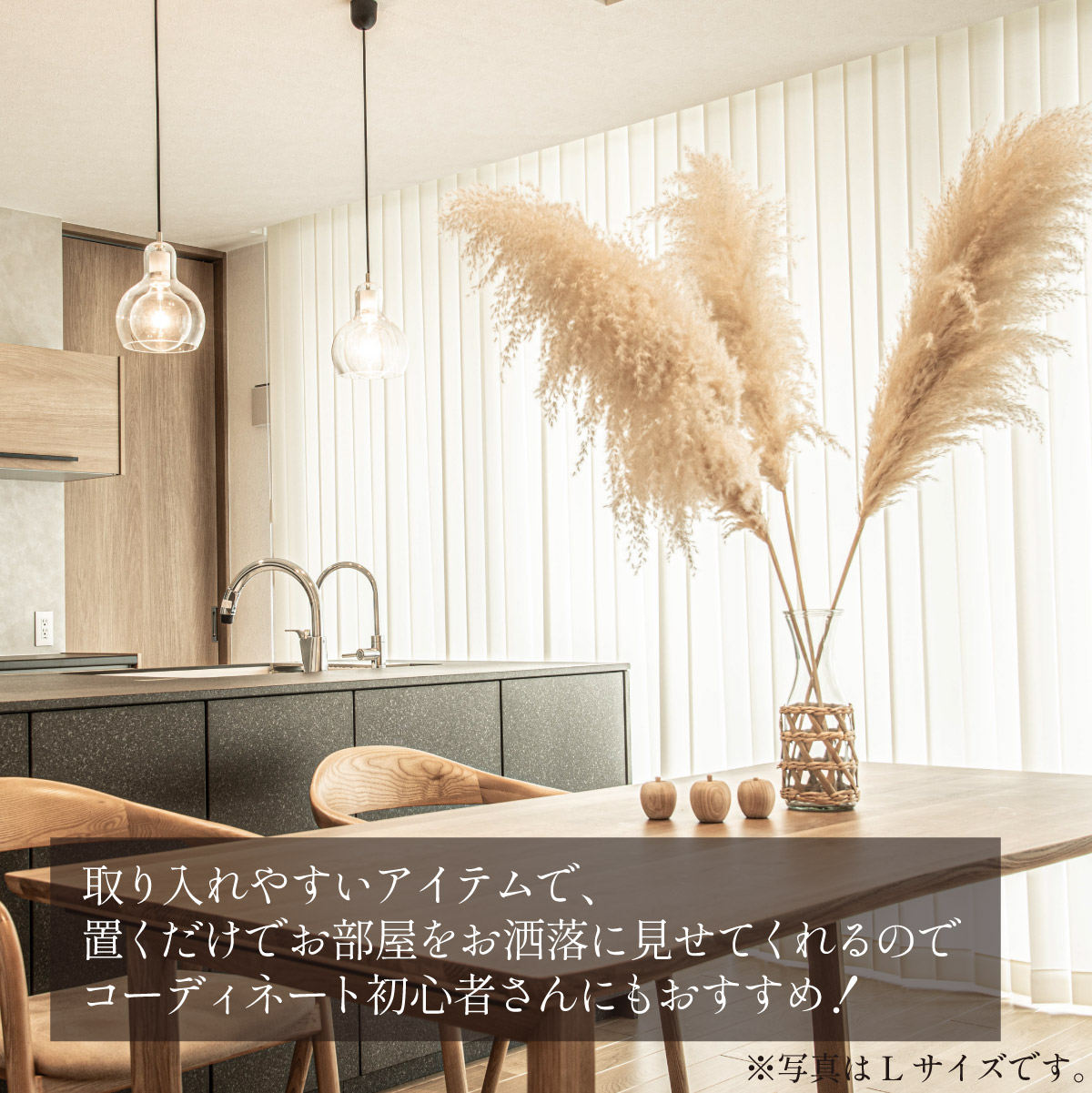 Pampas Grass(パンパスグラス) 110cm 12本セットの通販情報 - 家具通販