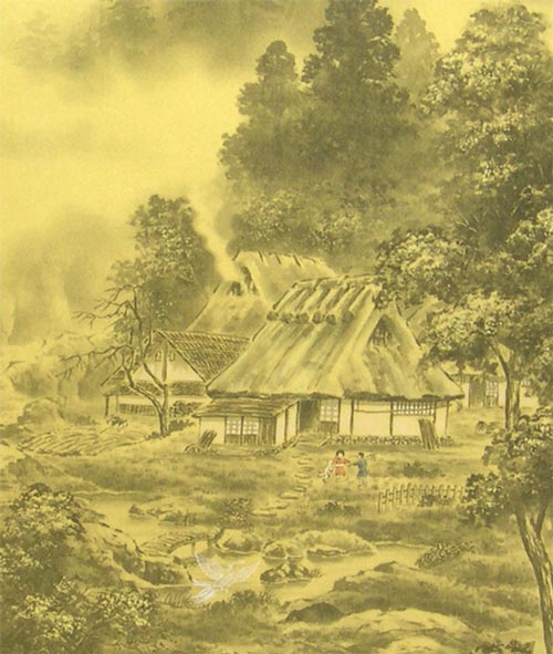 掛け軸 小野萬翠 富士 絹本 希少 軸装 茶道具 掛軸 美品 です。 掛け軸