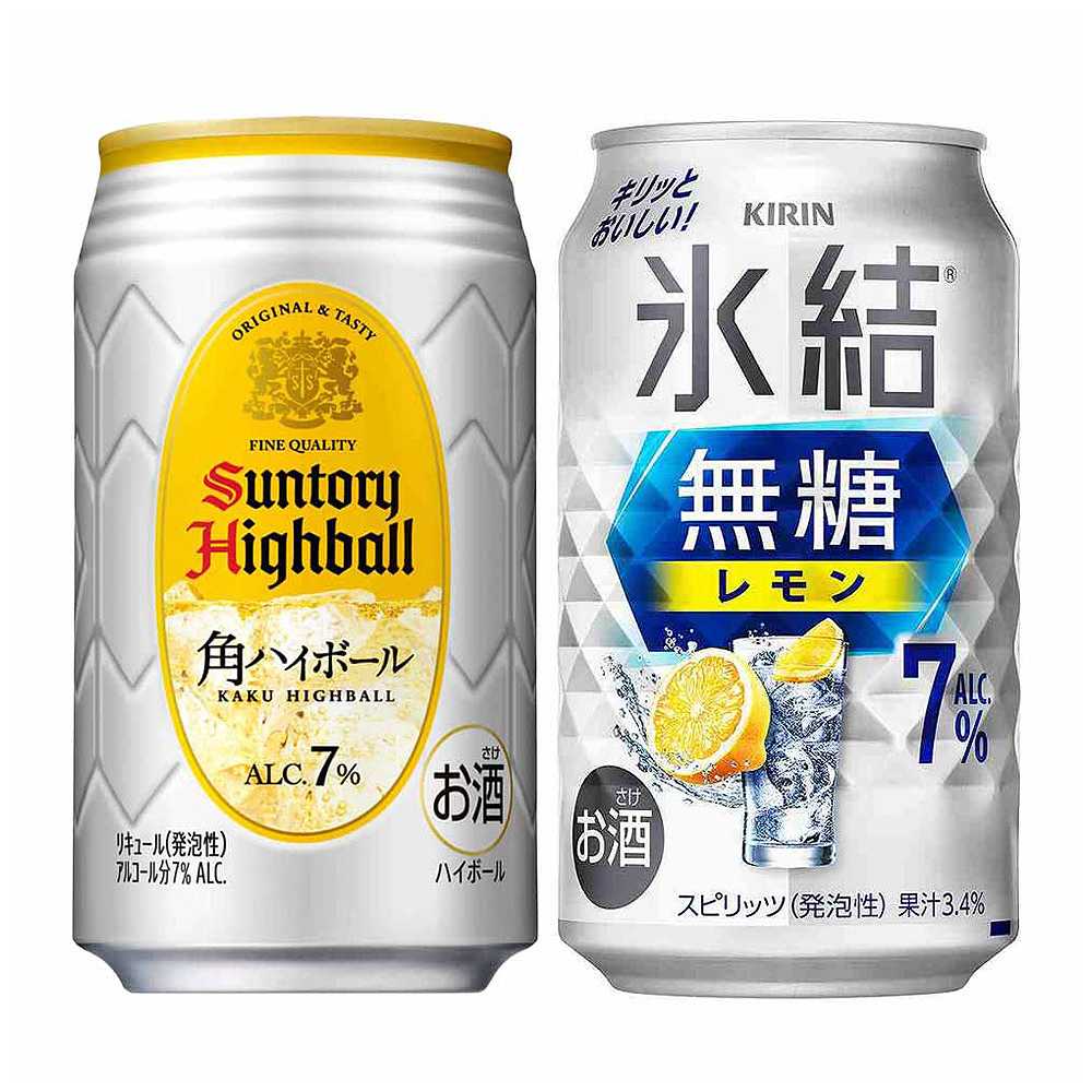 セット〕チューハイ・ハイボール 6種類 350ml缶×24本アソートセット