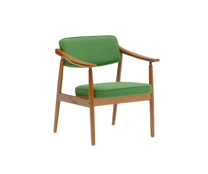 カリモク60 Dチェア 美品 タープグリーン 1脚 3.png