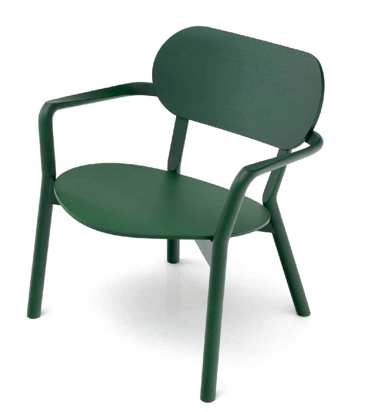 Castor Low Chair ‒ KARIMOKU NEW STANDARD (KNS)