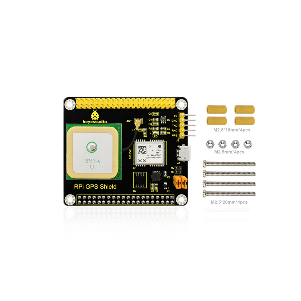 KEYESTUDIO NEO-6M GPS Shield Expansion Board with Antenna for