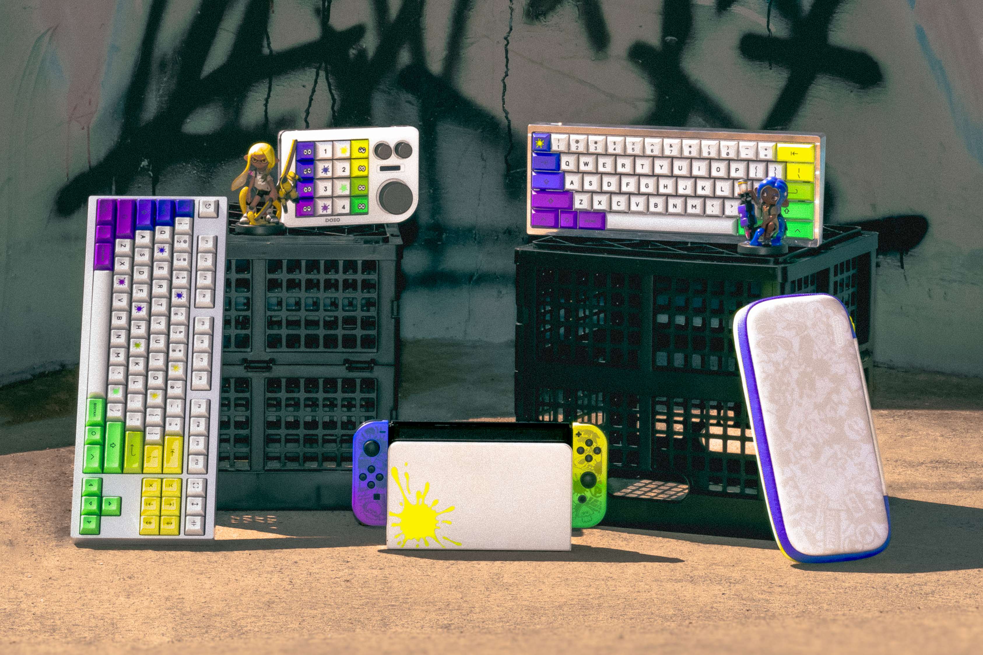 KAM Soda Squid Doubleshot PBT Keycaps Keebz N Cables