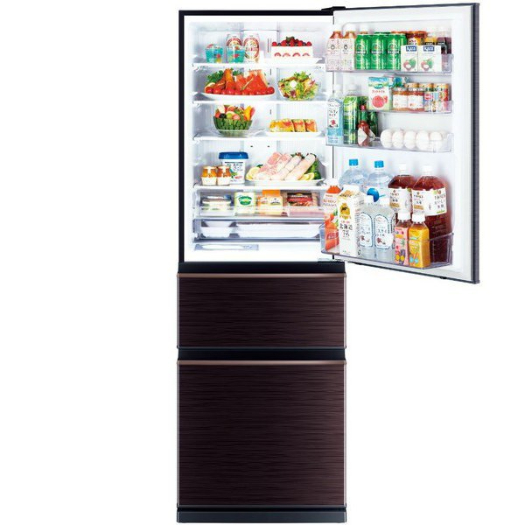 三菱電機】MR-CX37G-BR 冷蔵庫 （365L・右開き） 3ドア CXシリーズ
