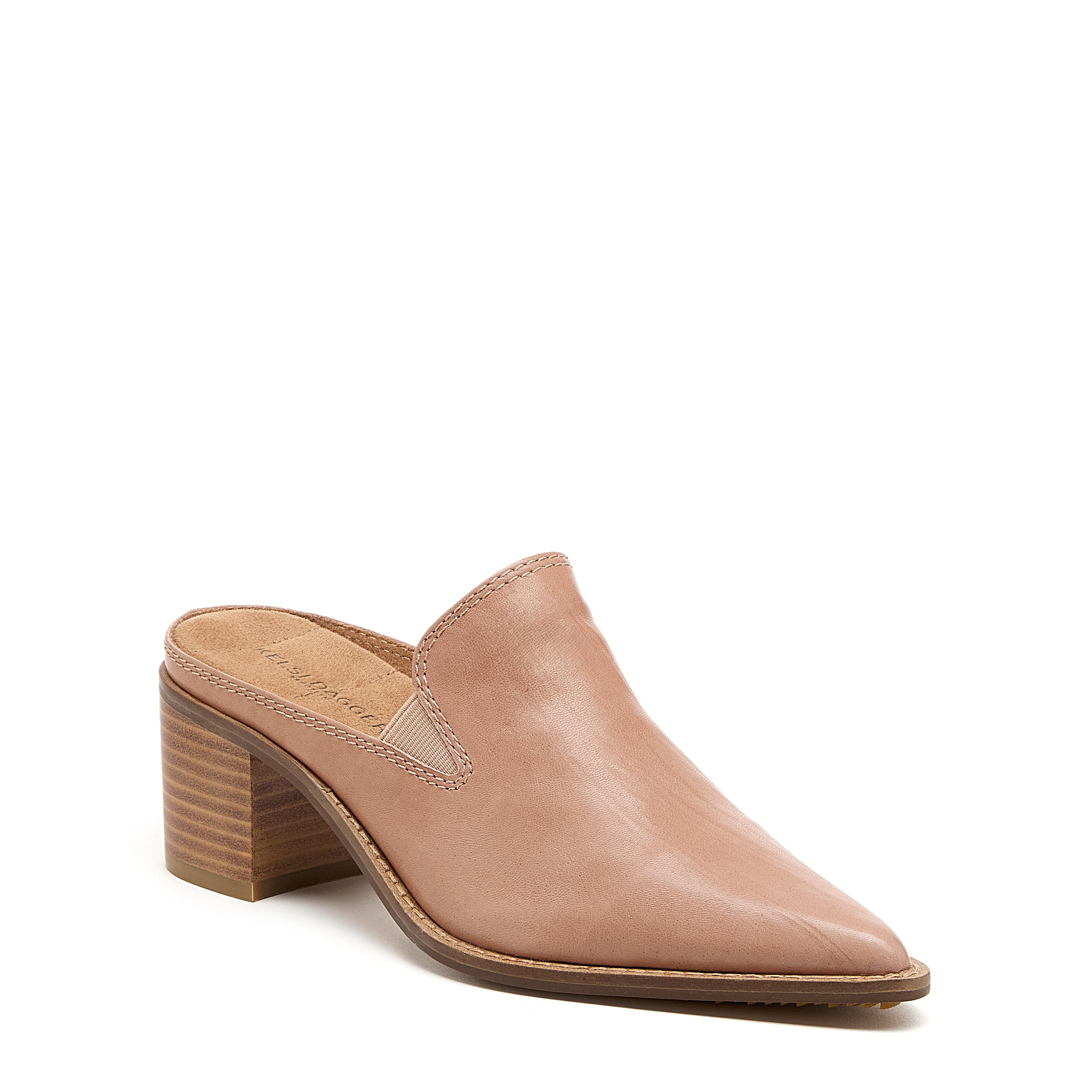 Kelsi Dagger Mason Pale Pink Pointed Toe Mules for Women – Kelsi