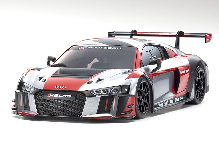 Kyosho Mini-Z ASC MR-03W-MM Audi R8 LMS 2016 Gray/Red Body S