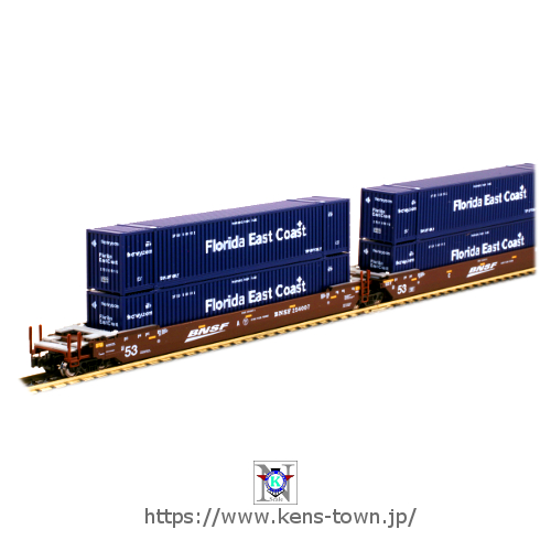 カトー KATO N 106-6181 MAXI-IV ダブルスタックカーBNSF（Swooshロゴ