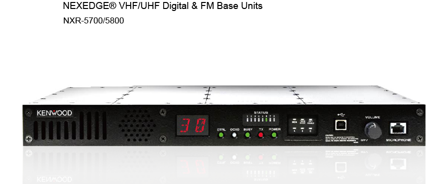 NXR-5700/NXR-5800 | Integrated Solutions | Communications