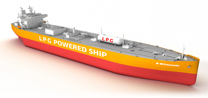 LPG（液化石油ガス）運搬船 | 船舶 | 川崎重工業株式会社