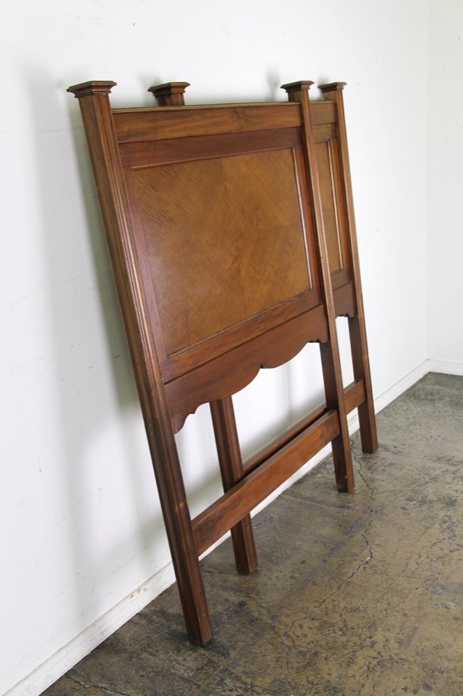 イギリス アンティーク エドワーディアン マホガニー ベッドヘッド