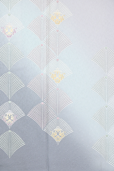 銀座【着物4582】和田光正作 金彩友禅 訪問着（落款入） – 銀座きもの青木