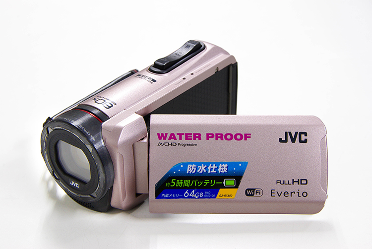 JVCケンウッド 防水 防塵 ビデオカメラ EVERIO GZ-RX500-B