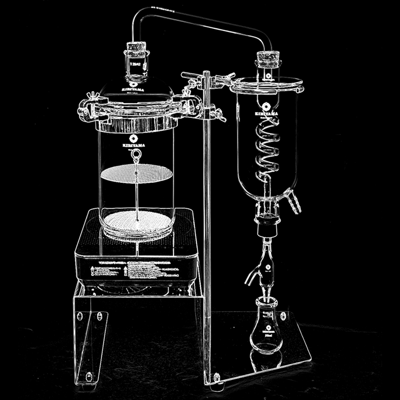水蒸気蒸留装置 | 桐山製作所