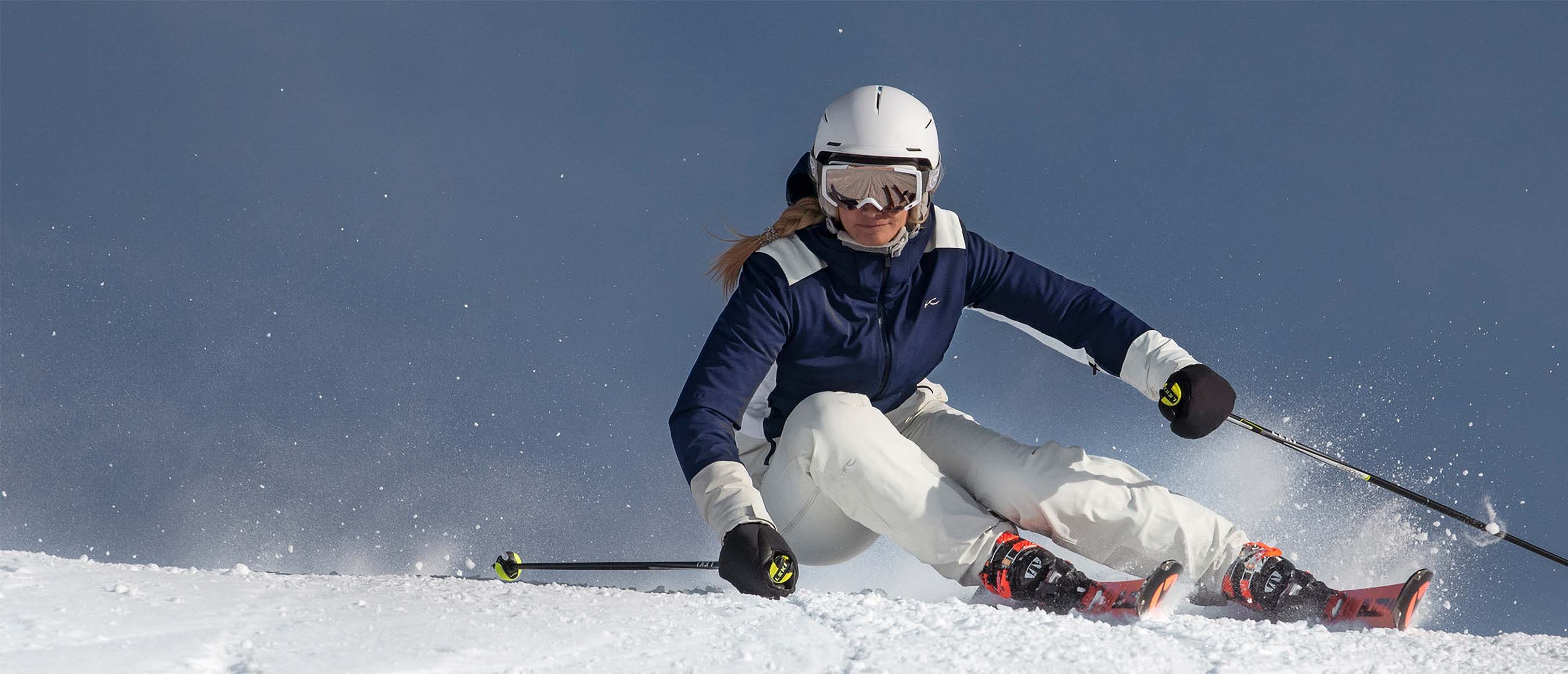 チューススキーウェア 女性用 上下セット ピンク/グレー チュース