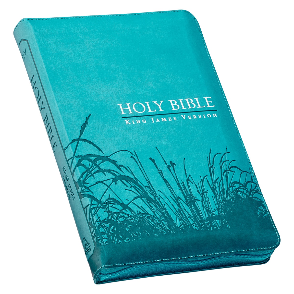 Turquoise Faux Leather King James Version Deluxe Gift Bible with