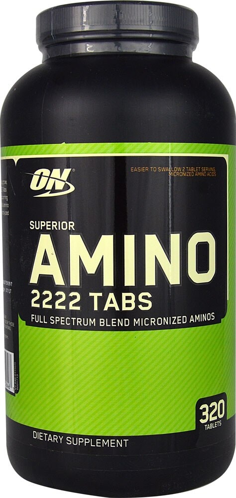 Optimum Nutrition Superior Amino 2222 Tabs, 320 Tablets - Kroger