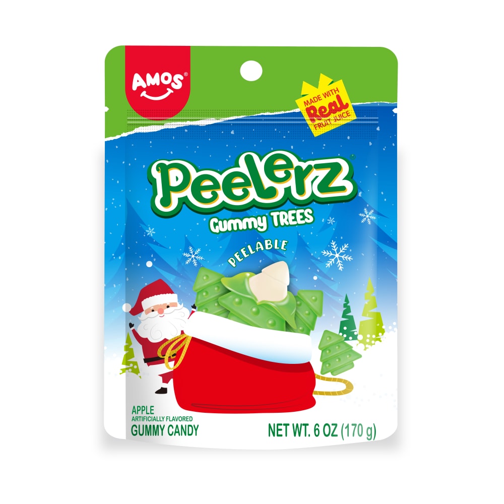 Amos® Peelerz Gummy Trees Holiday Candy, 6 oz - Ralphs