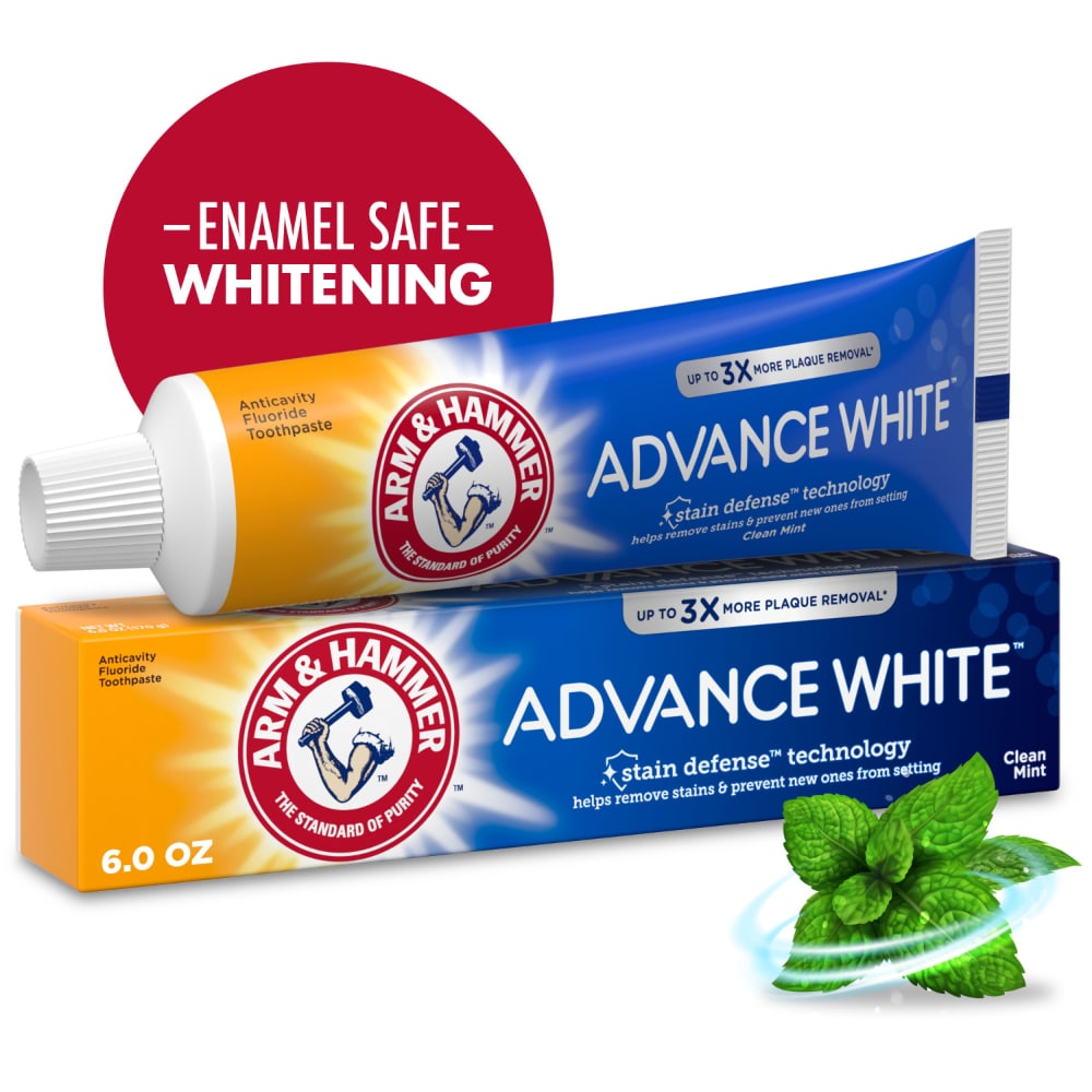 ARM & HAMMER Advance White Toothpaste Clean Mint Anticavity