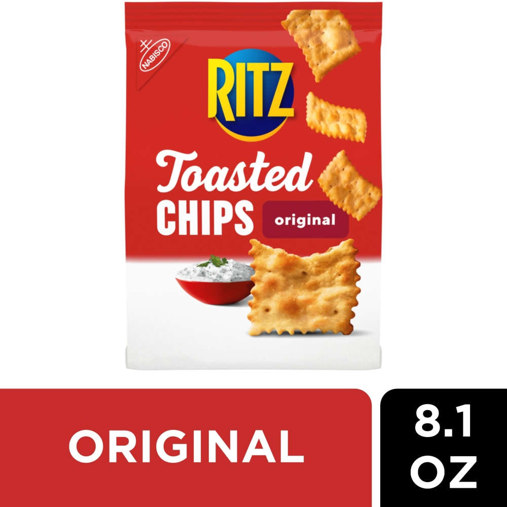 RITZ Toasted Chips Original Crackers, 8.1 oz - Metro Market