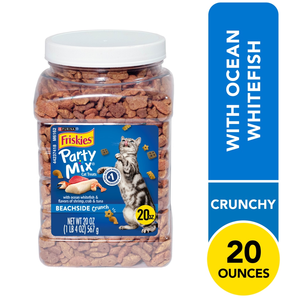 Purina Friskies Party Mix Cat Treats Beachside Crunch, 20 oz - Kroger