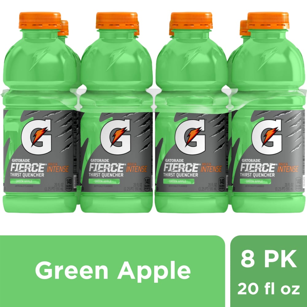 Gatorade Green Apple Sports Drink Multipack Bottles, 8 pk / 20 fl