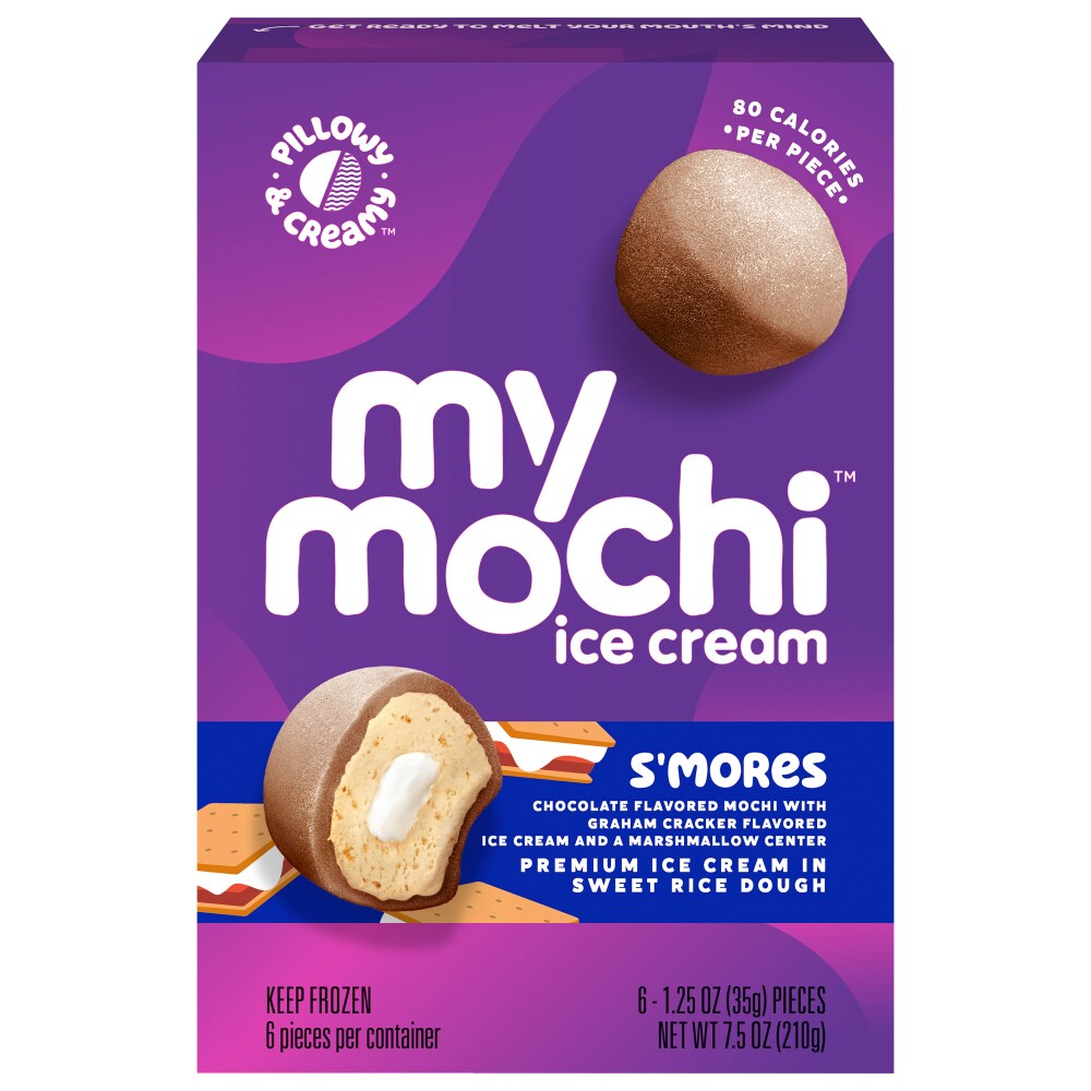 My Mochi™ S'mores Mochi Ice Cream, 6 ct / 1.25 oz - Harris Teeter
