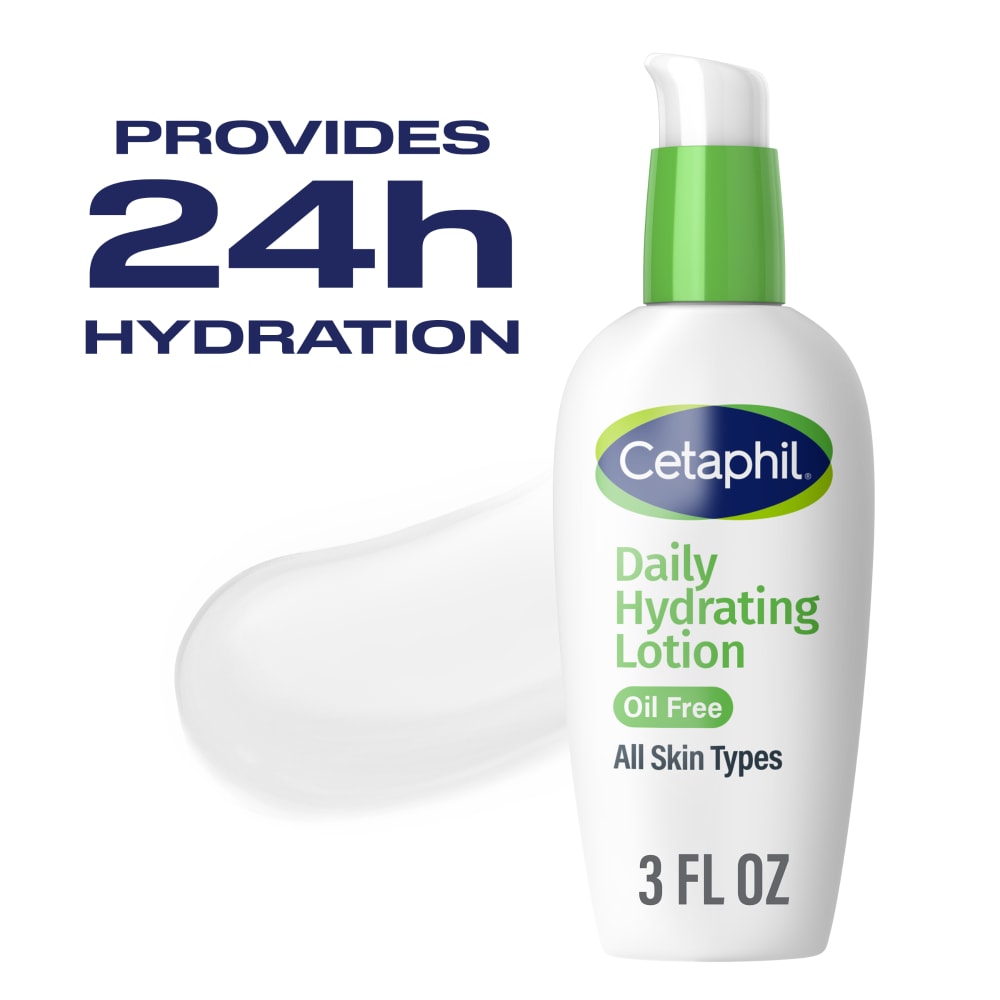 Cetaphil Daily Hydrating Lotion, Face Lotion with Hyaluronic Acid