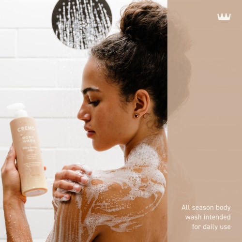 Cremo Body Wash for Women White Jasmine Amber Scent Rich Lather