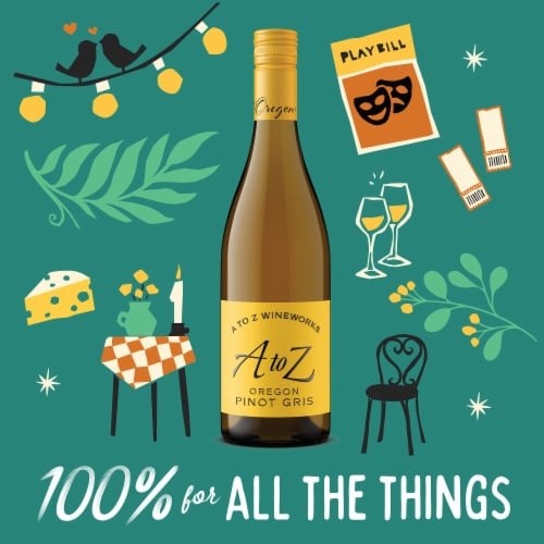A to Z Wineworks Pinot Gris Oregon White Wine, 750 ml - Kroger