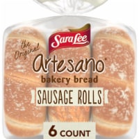 Sara Lee Artesano Plain Sausage Rolls, 6 pc / 15 oz - Pick 'n Save