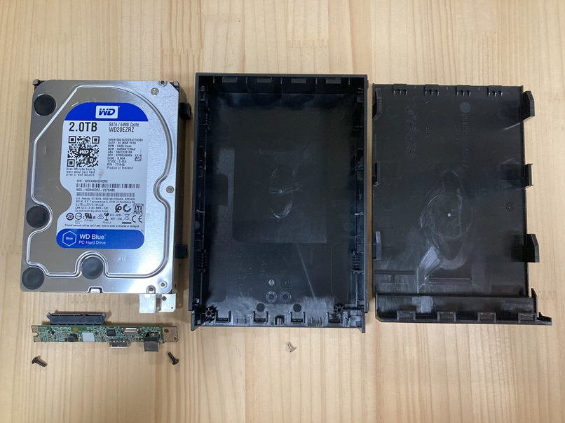 HDCZ-UTLシリーズ 外付けHDD分解 | 余白