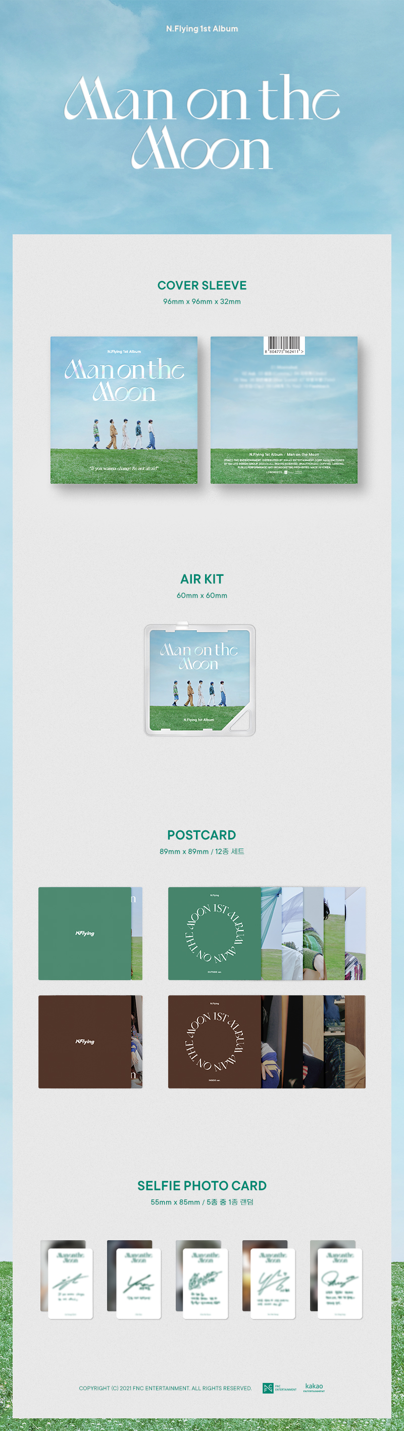 ktown4u.com : N.Flying - 1st Album [Man on the Moon] (KIT Album)