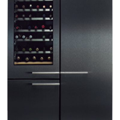 ASKO アスコ「オール冷蔵庫 R2684B ブラックステンレス」370Lの大容量1