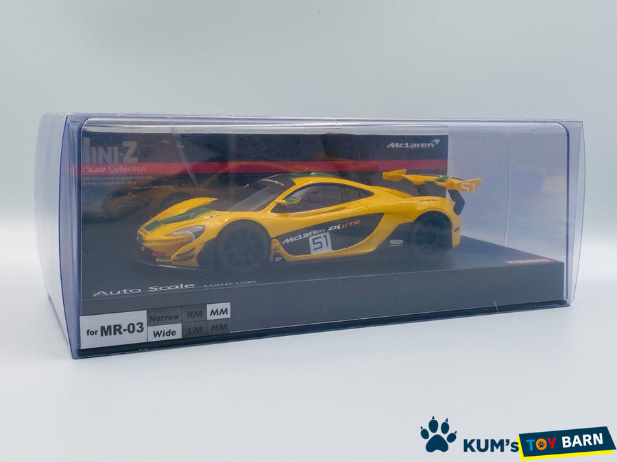 Kyosho Mini-z Body ASC McLaren P1 GTR Yellow/Green MZP235YG