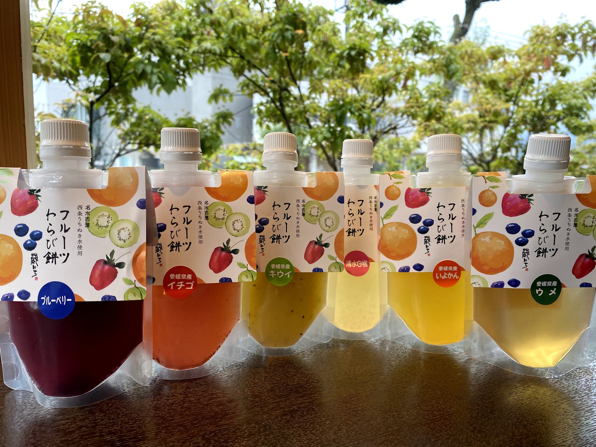 フルーツわらび餅 4本セット – おおさかや蔵はち